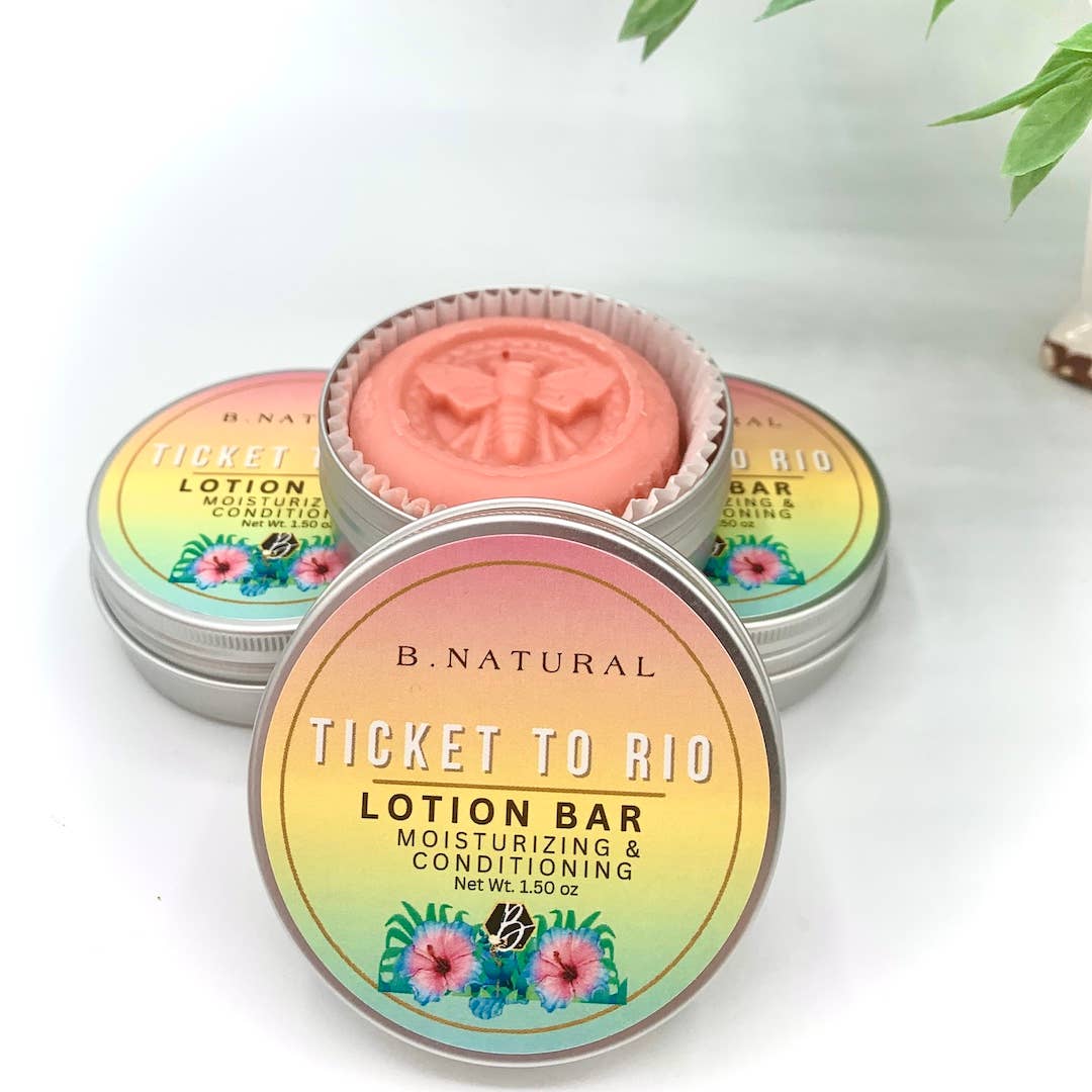 B Natural Lotion Bar | Ticket to Rio