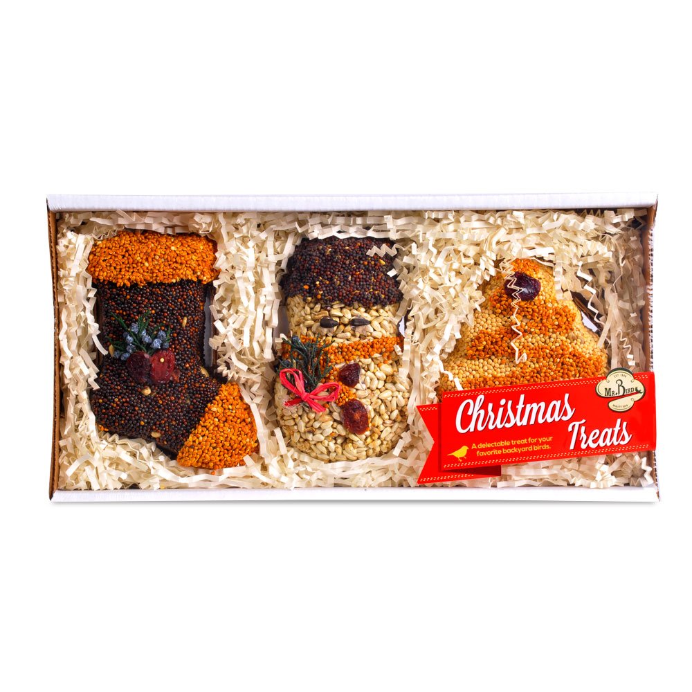 Bird Seed Christmas Treats Trio