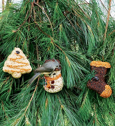 Bird Seed Christmas Treats Trio