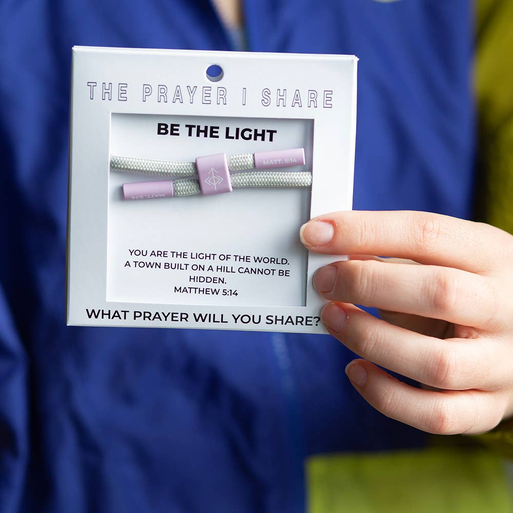 The Prayer I Share Cord Bracelet | BE THE LIGHT