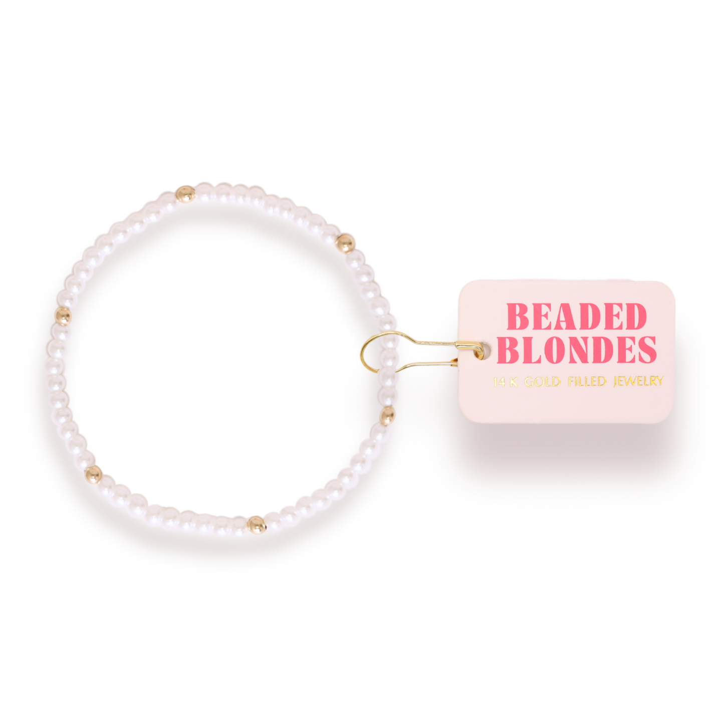 Lilly Pearl Bracelet in Gold | Standard 6.75"