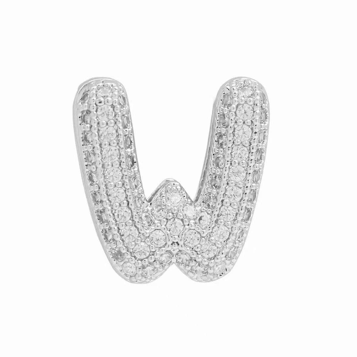 Watch Charm Bracelet | W-CZ SILVER