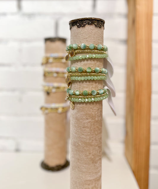 The Lolli Stretch Stack Bracelets