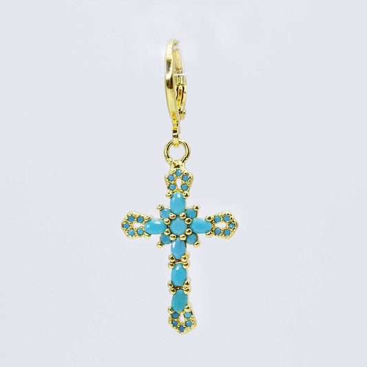 Turquoise Trinity Charm