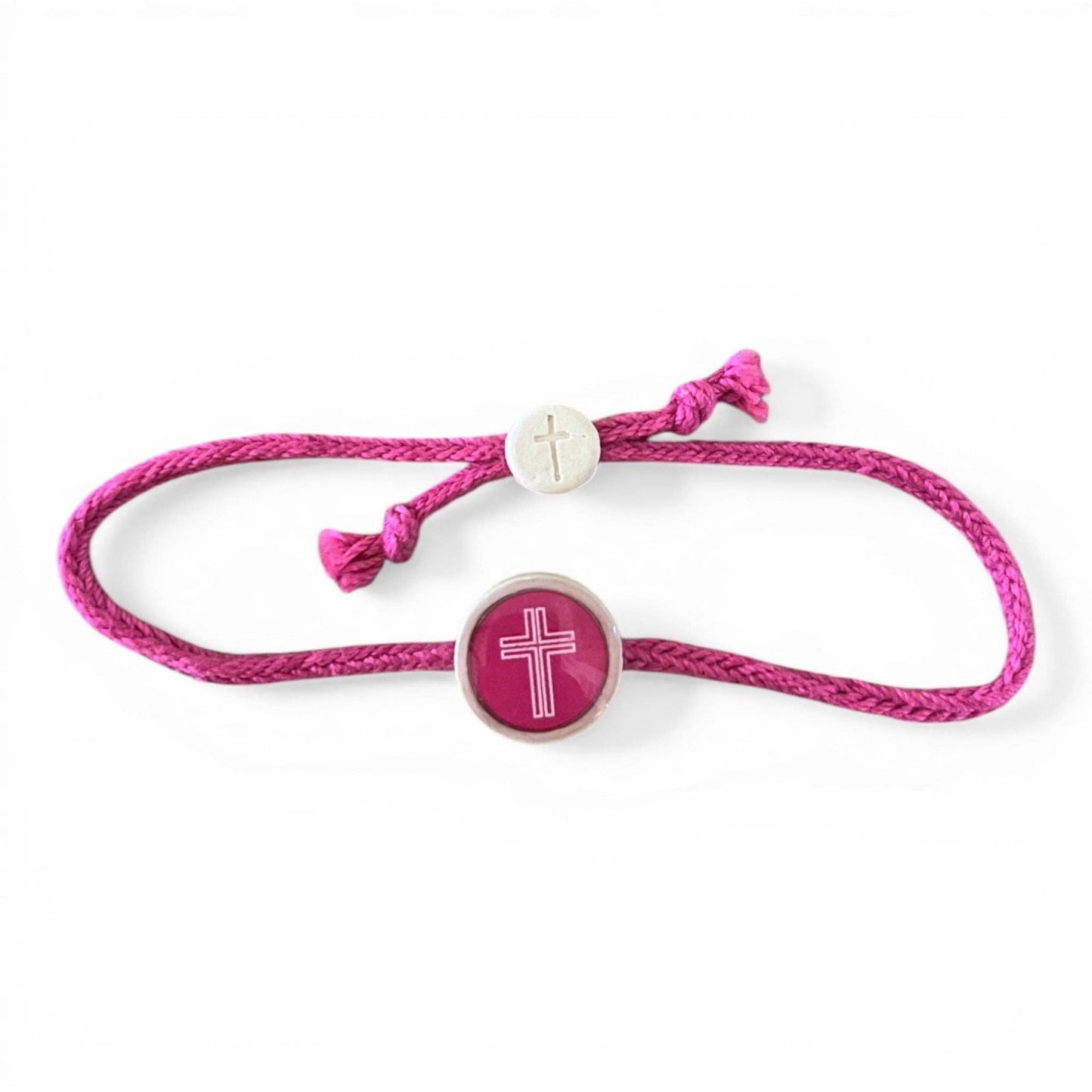 Tap To Pray® Bracelet | Sea Foam + Cross