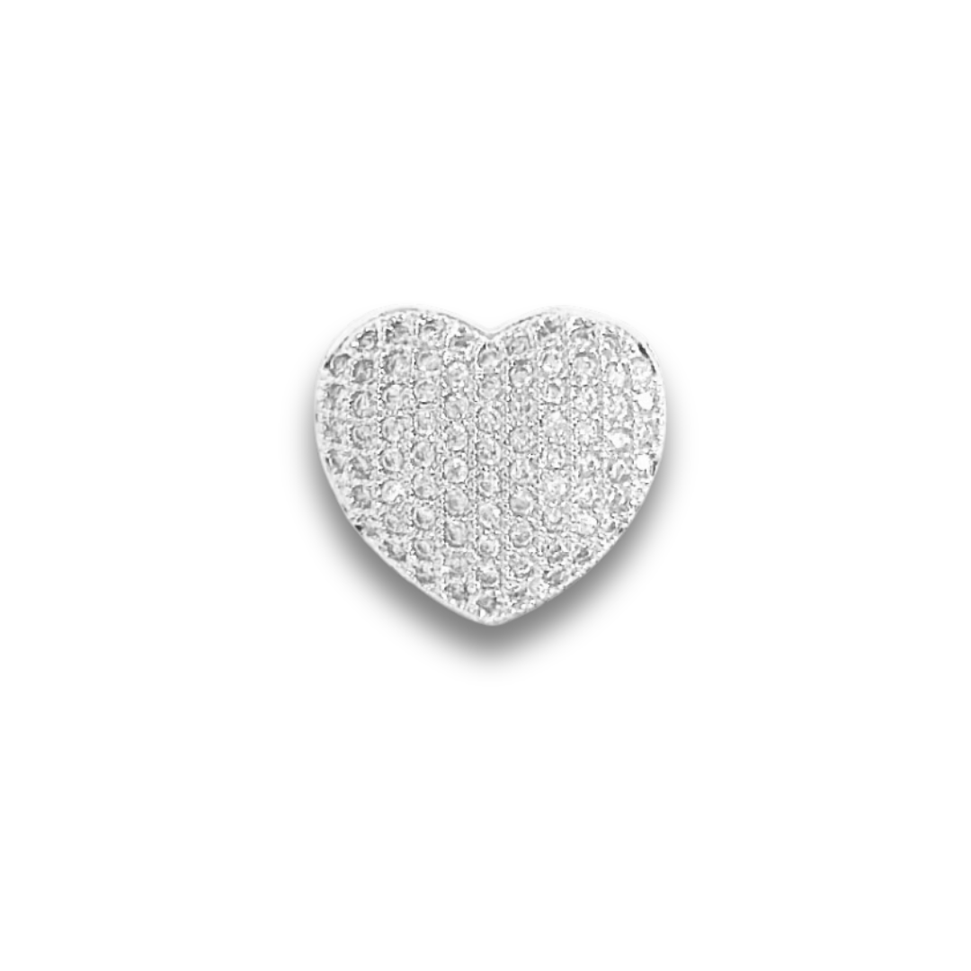 Slider Charm Watch | Heart SILVER- CZ