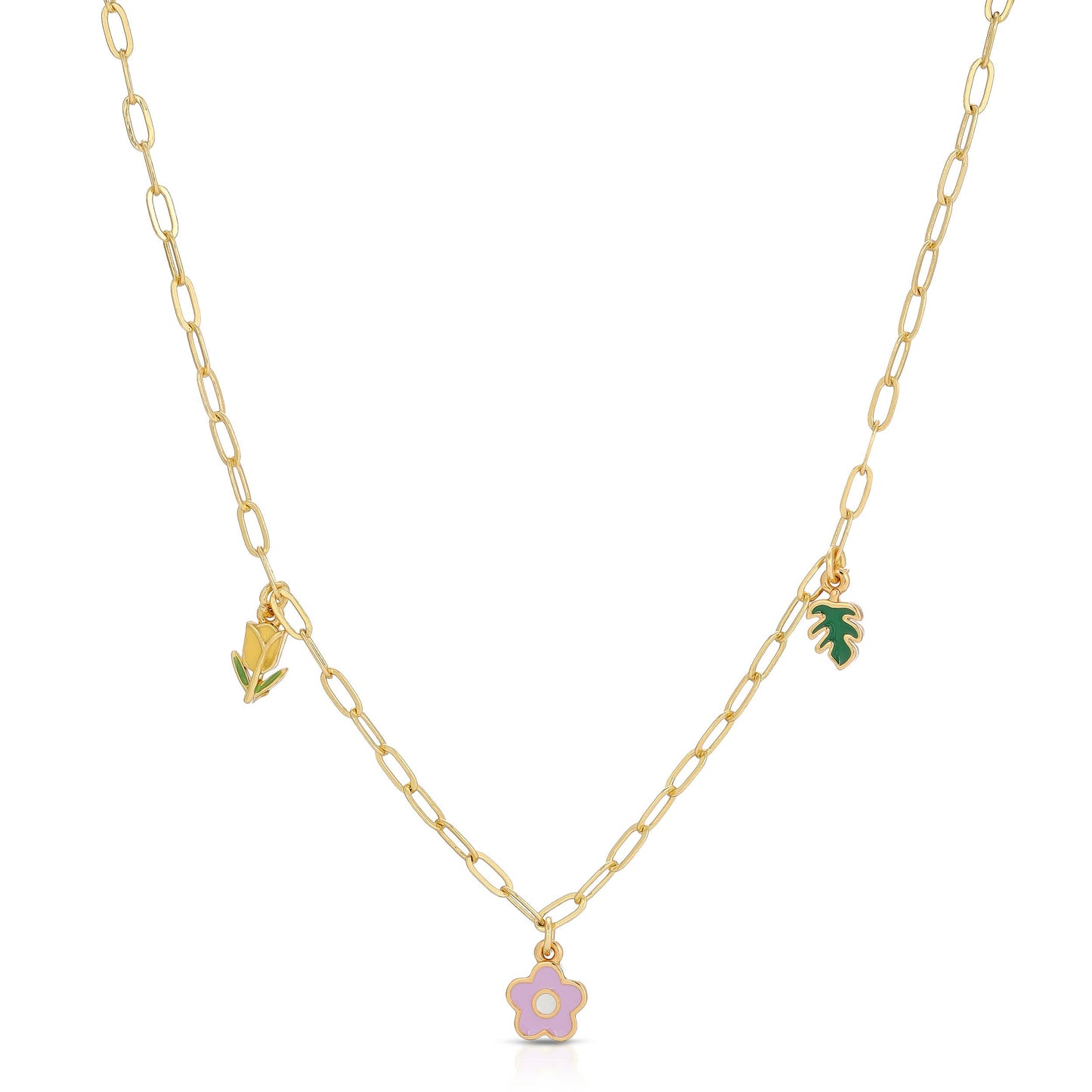 Enamel Treasure Necklace | Garden