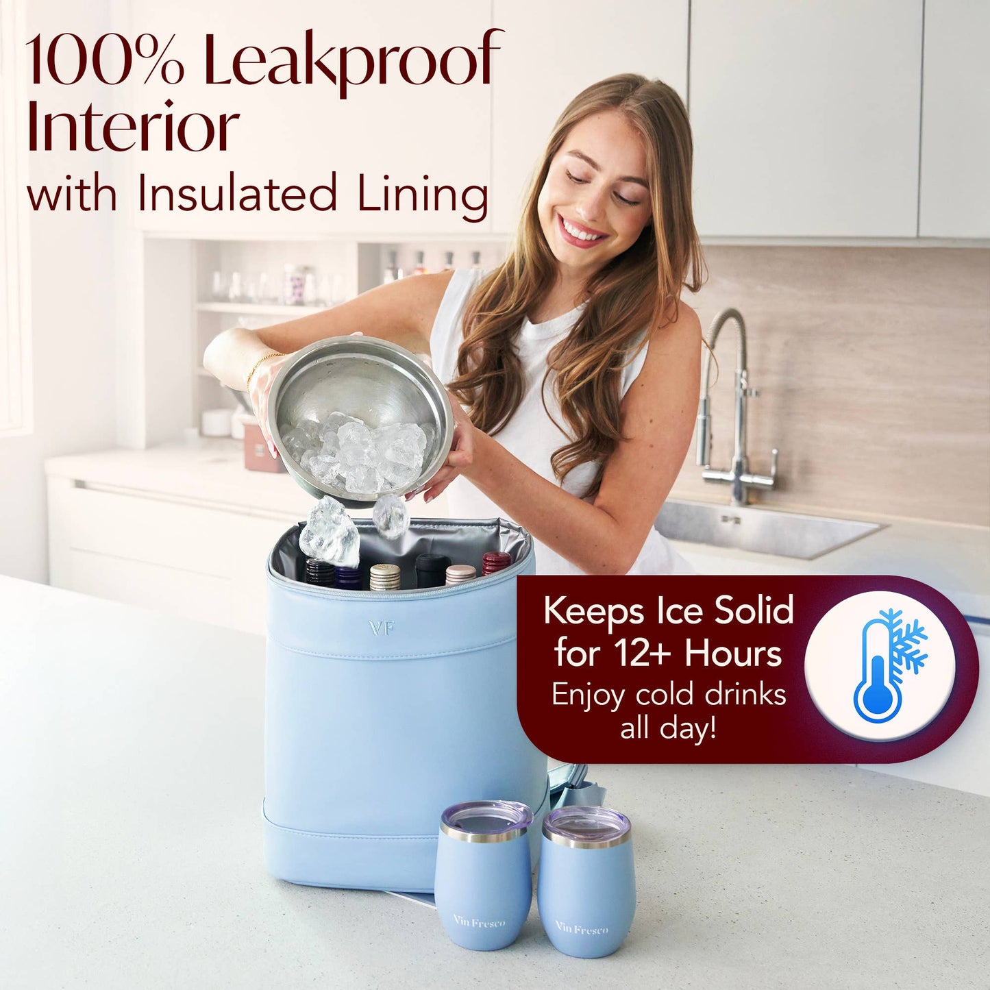 Insulated Cooler Backpack | Blue