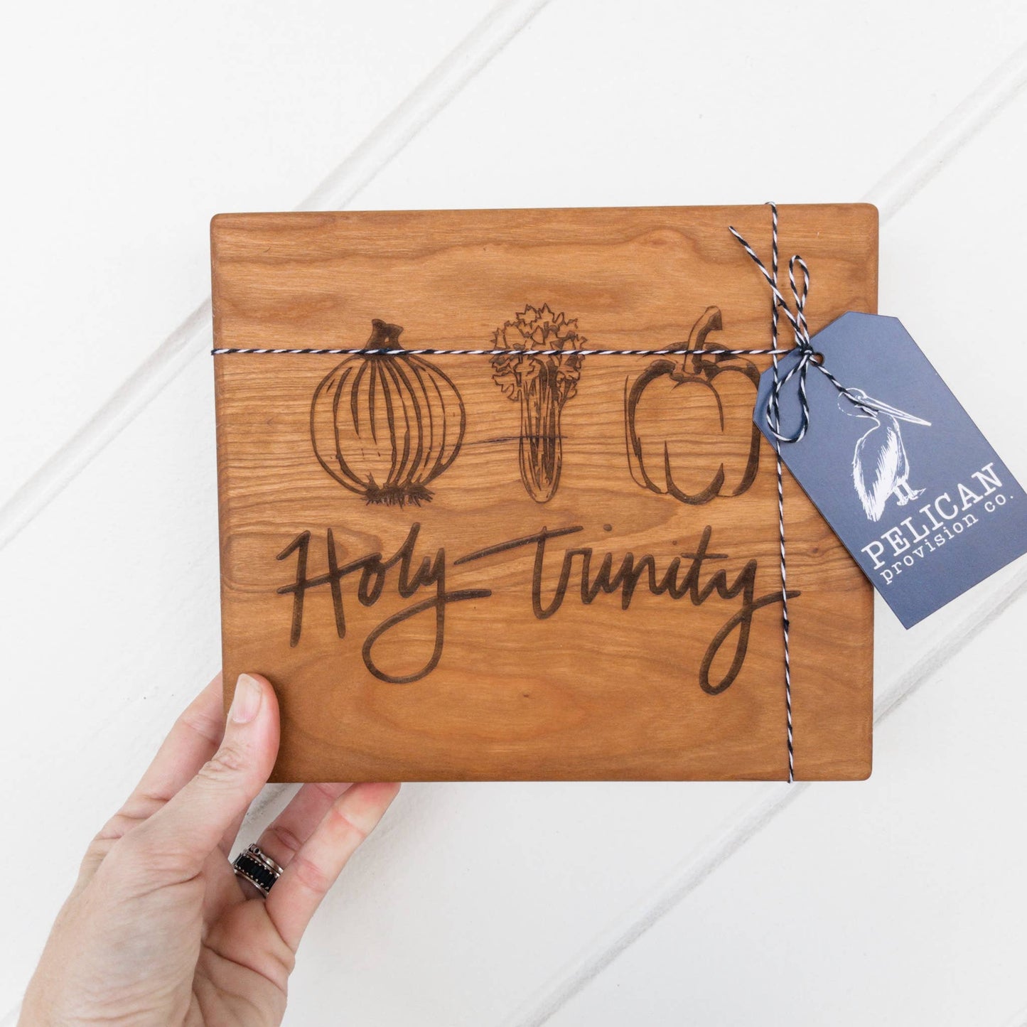 Holy Trinity Cutting Board | 7" x 8"