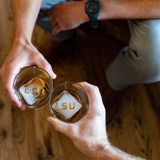 LSU Custom Cocktail Ice Tray Bundle