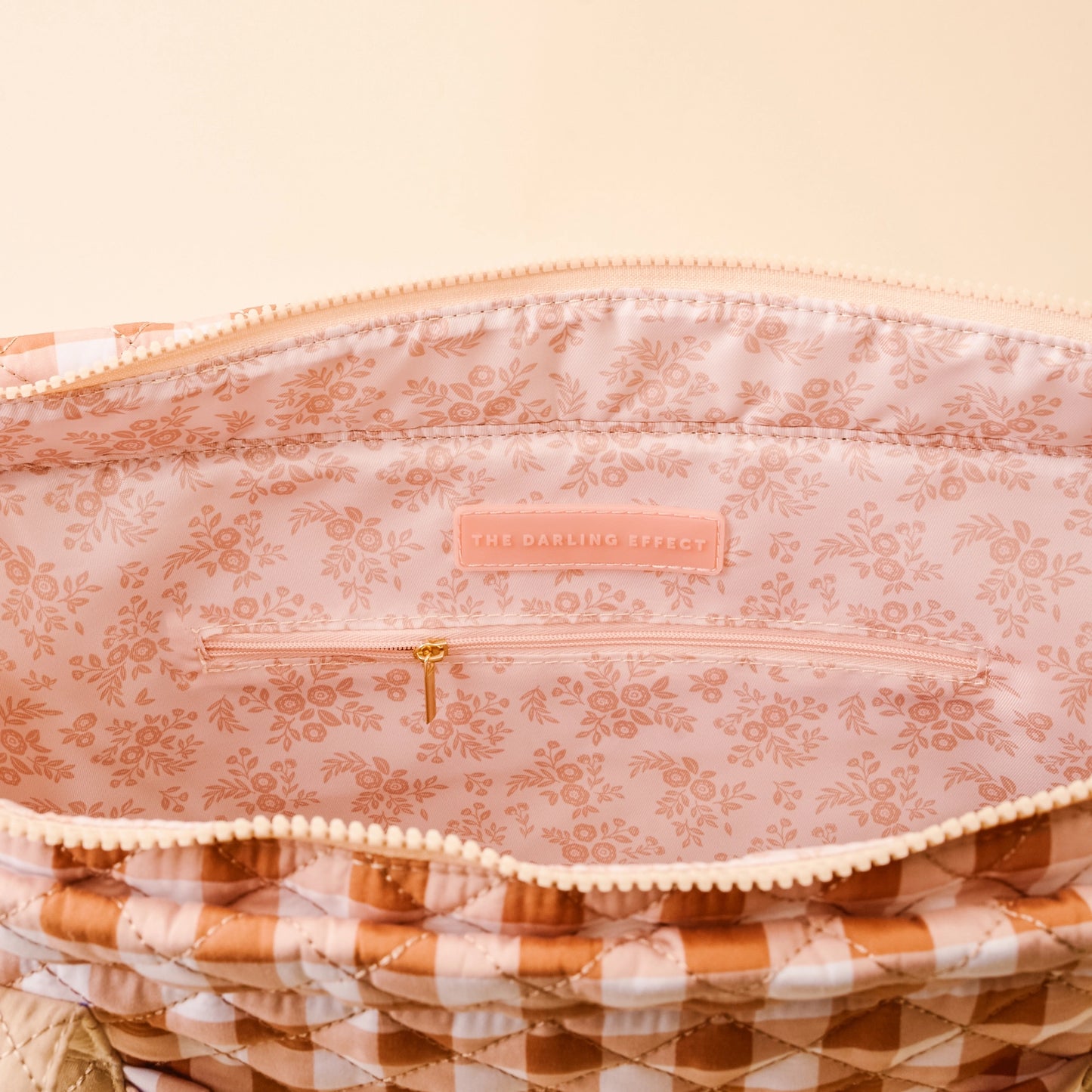 The Everyday Quilted Tote | Maple Gingham