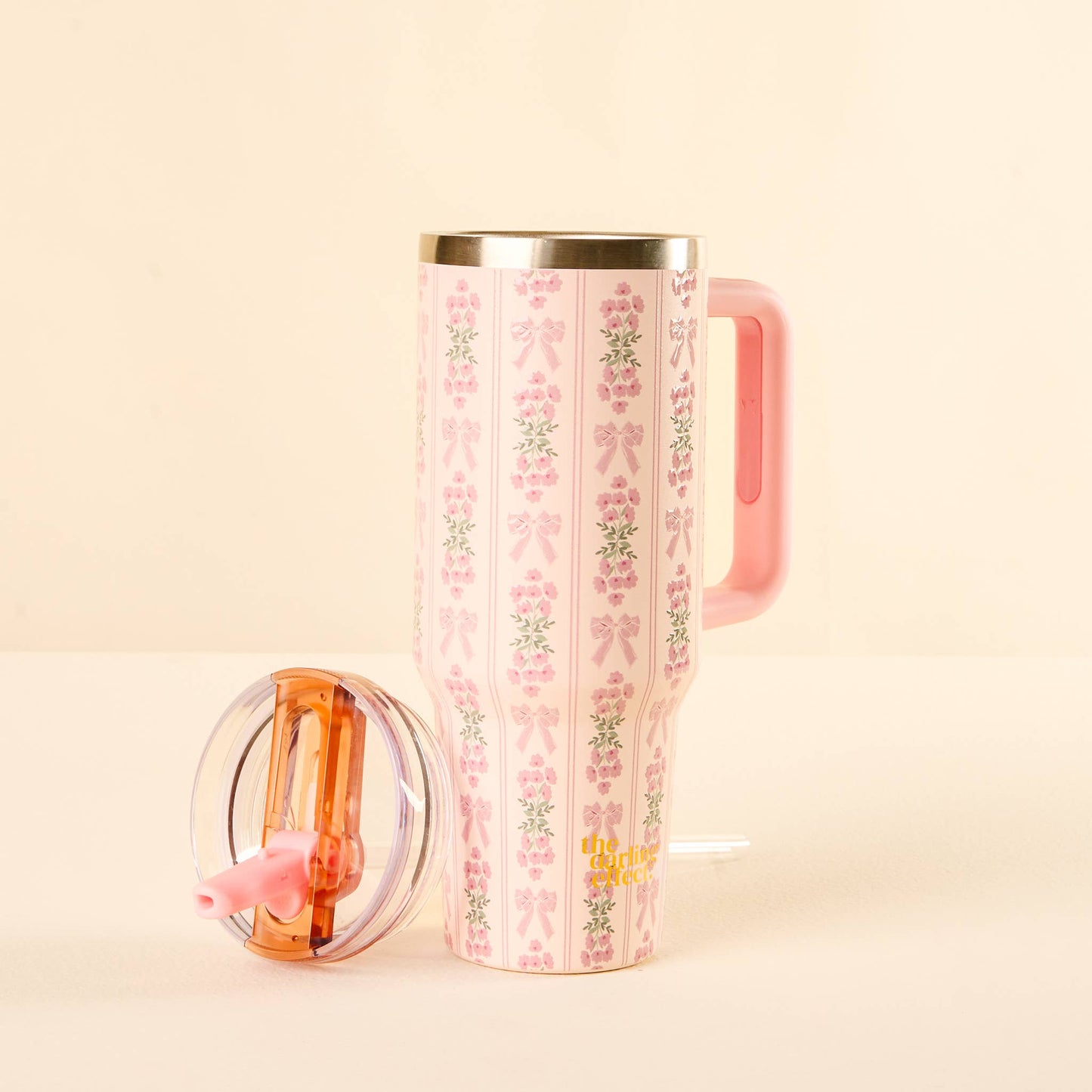 40oz Flip Straw Tumbler | Oh So Fancy Pink