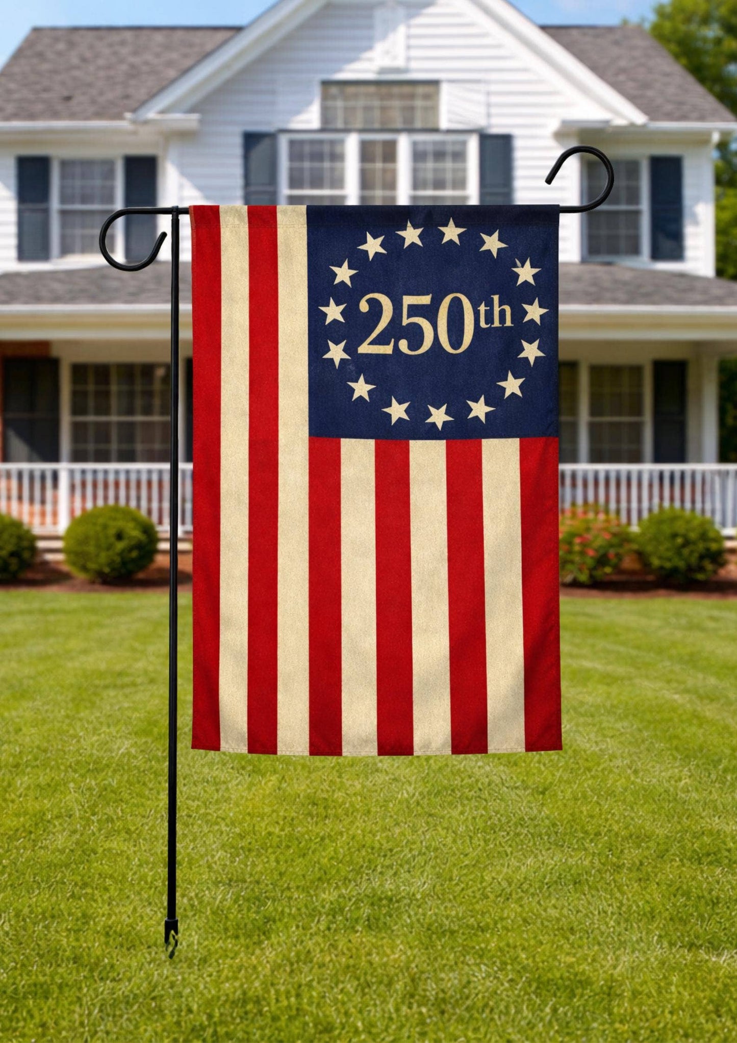250th Anniversary American Flag Garden Flag