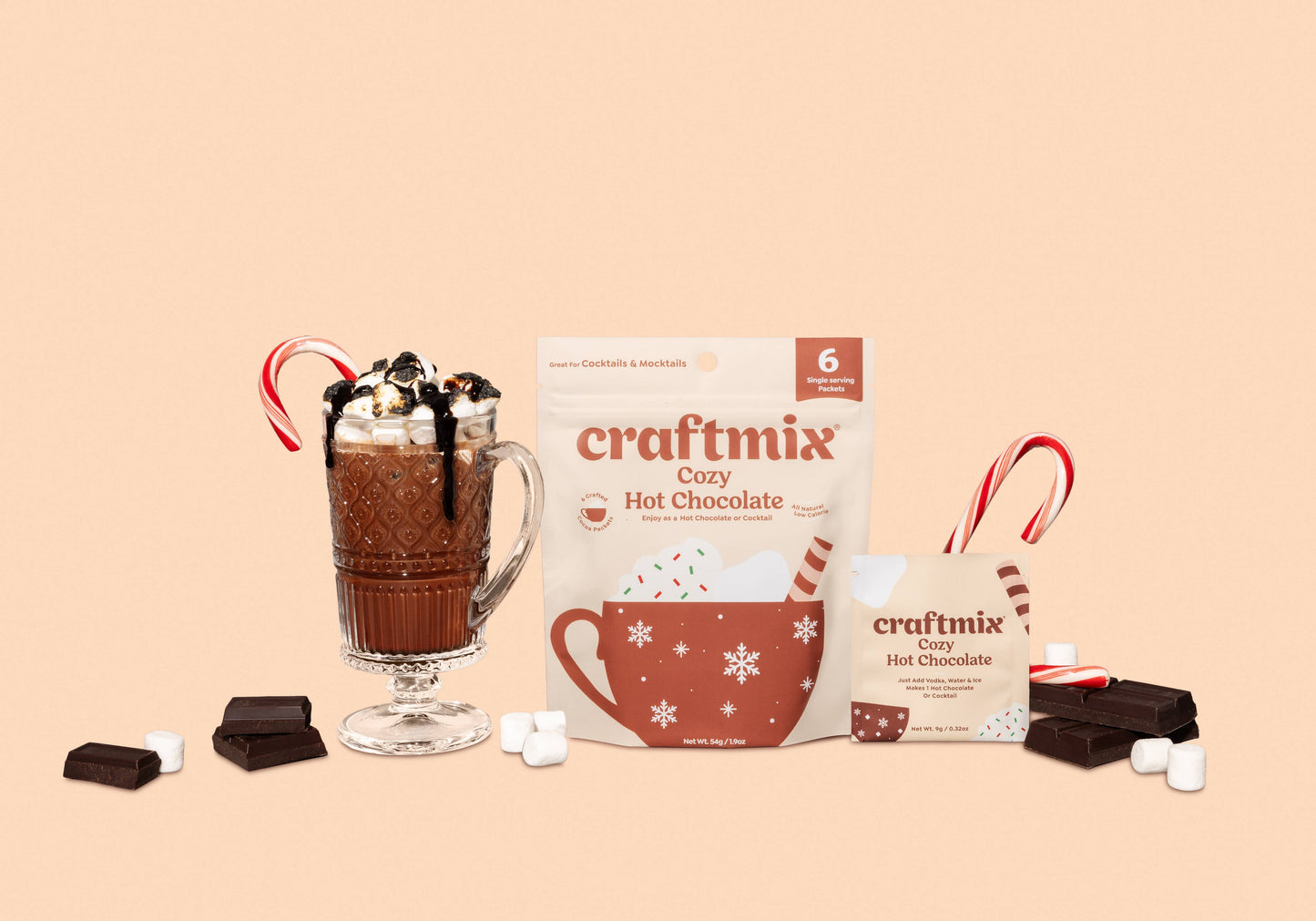 Cozy Hot Chocolate Mixer | 6 Servings Pack
