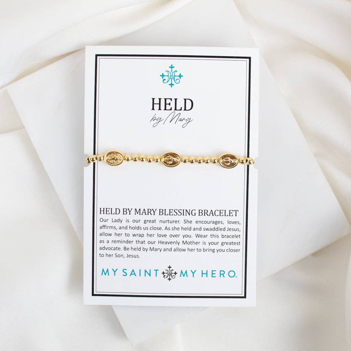 Held by Mary Blessing Bracelet | Gold