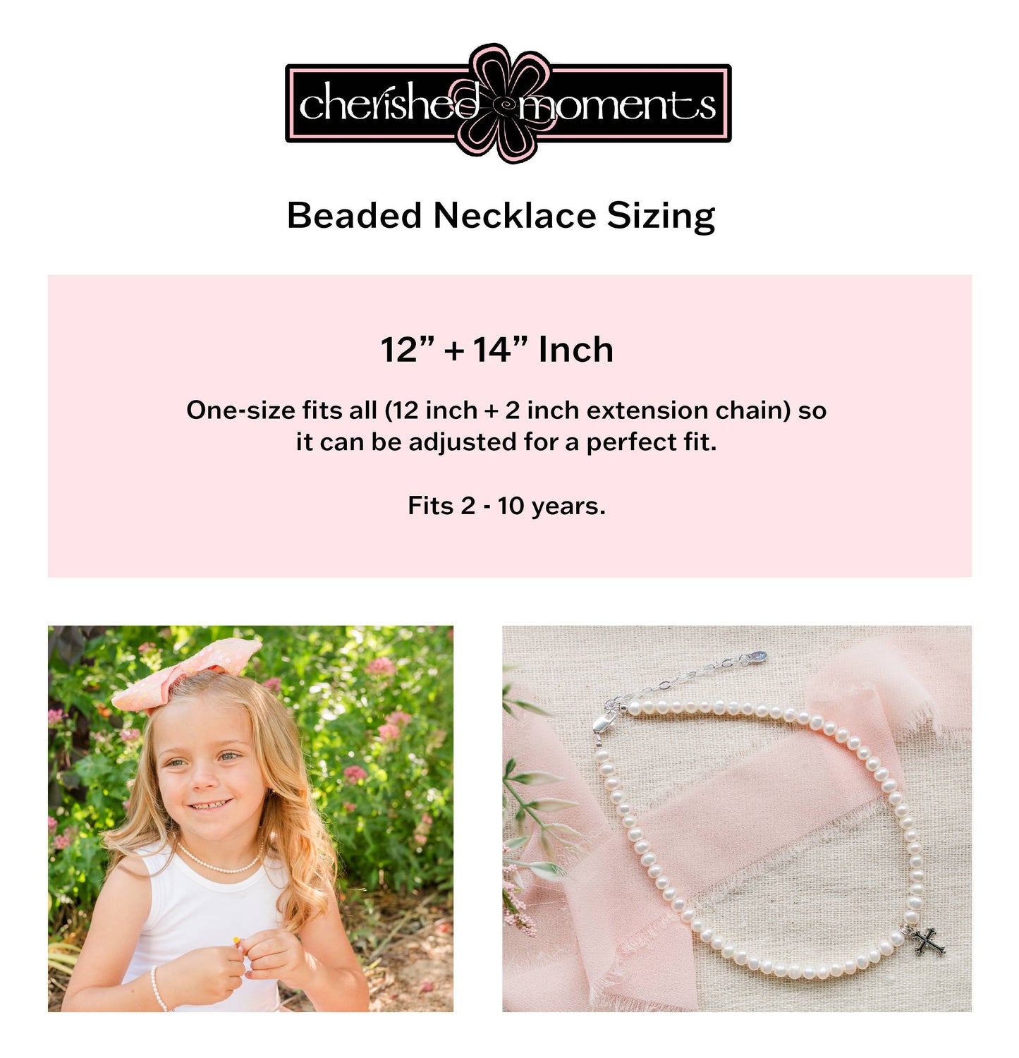 Kids Pearl Cross Bracelet | 0-12m