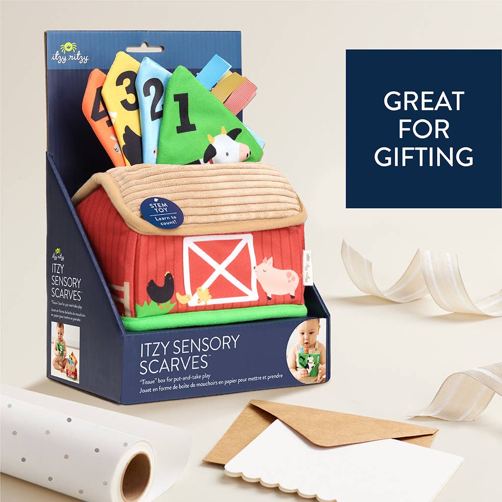 Sensory Scarves™ Tissue Box Toy