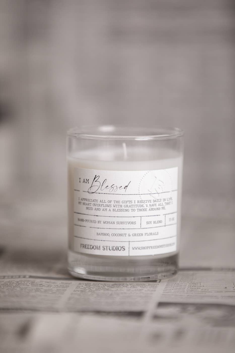 I AM Blessed Candle | 7.5 oz