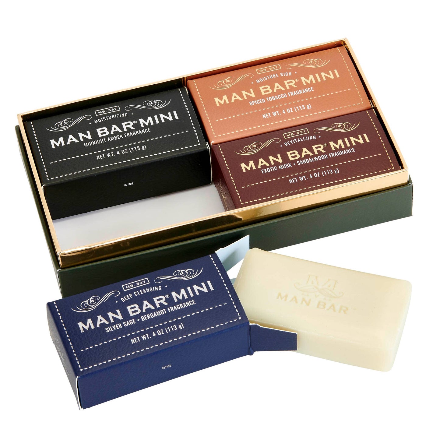 Man Bar Soap - Mini 4pc Set