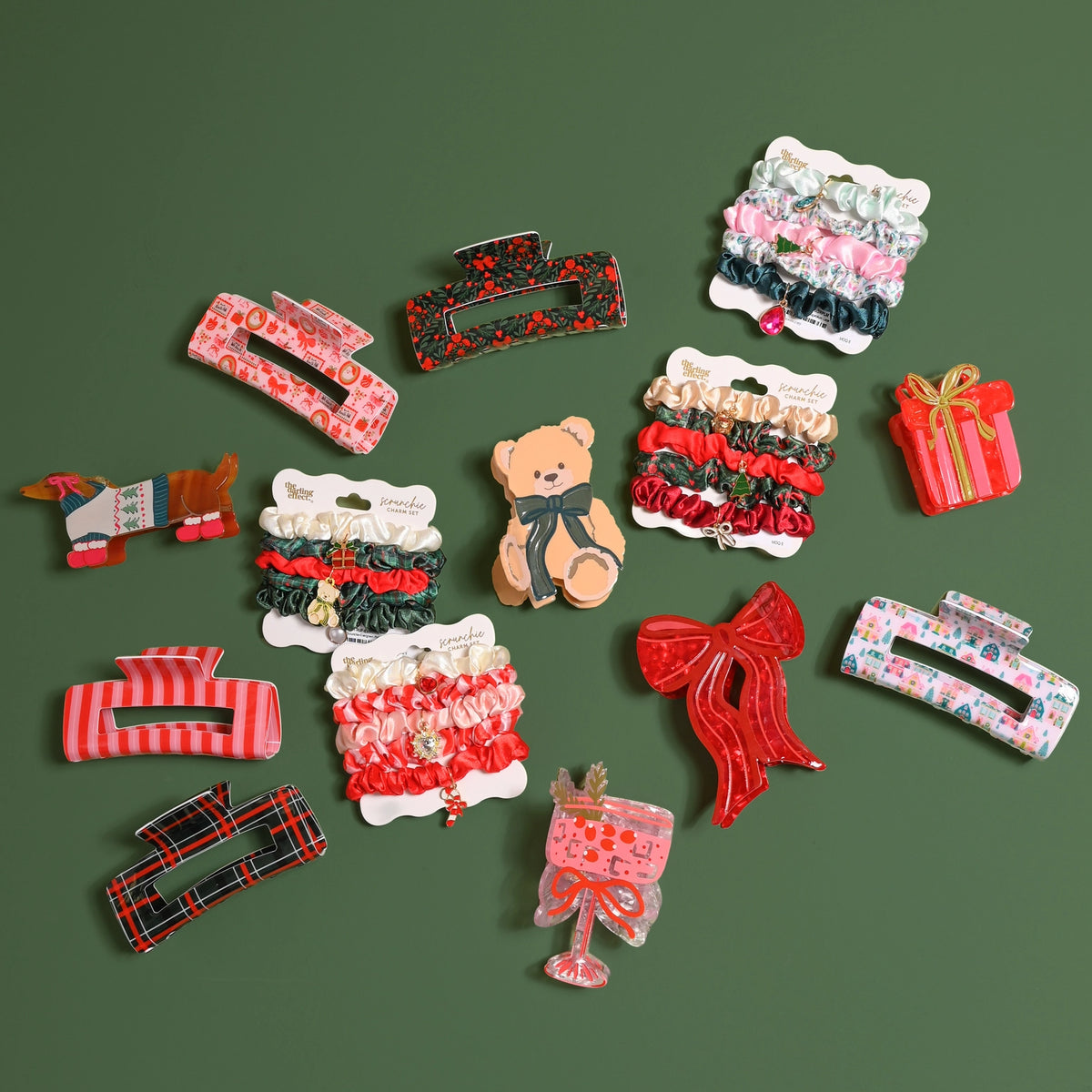 Shape Up Claw Clip | Red Bow