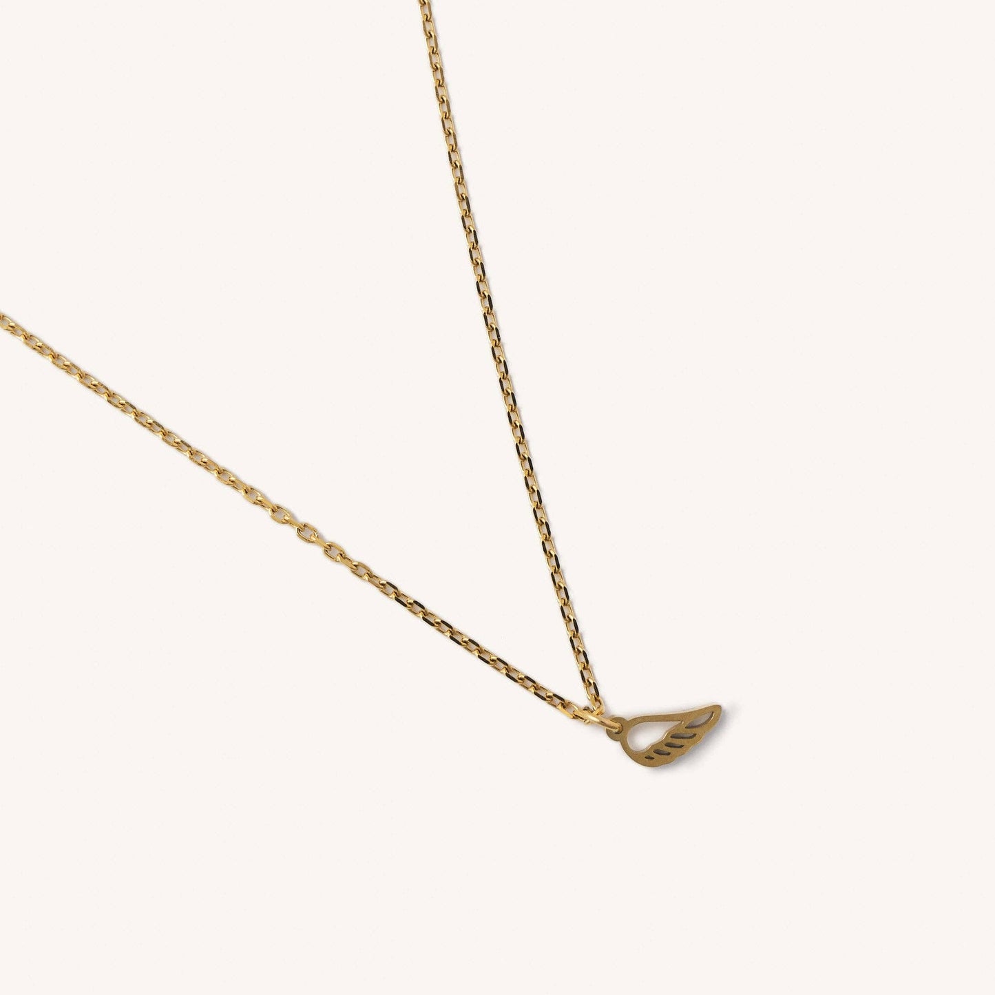 Gold Angel Wing Necklace | Waterproof