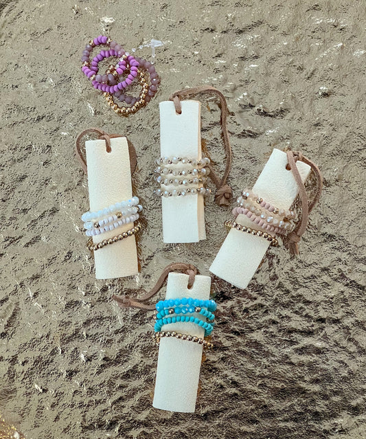 Multi Beaded Ring Sets