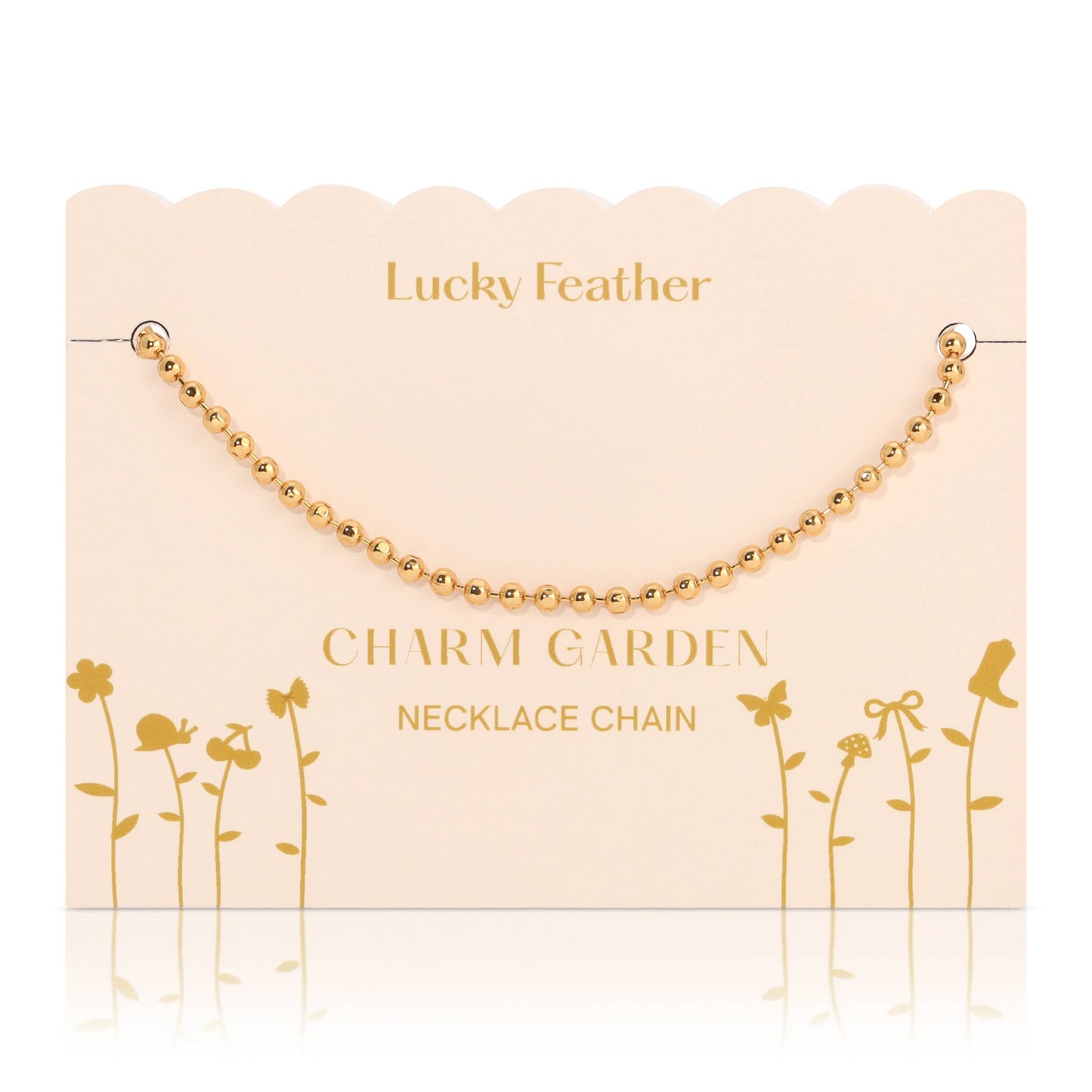 Charm Garden Necklace Chain | Gold