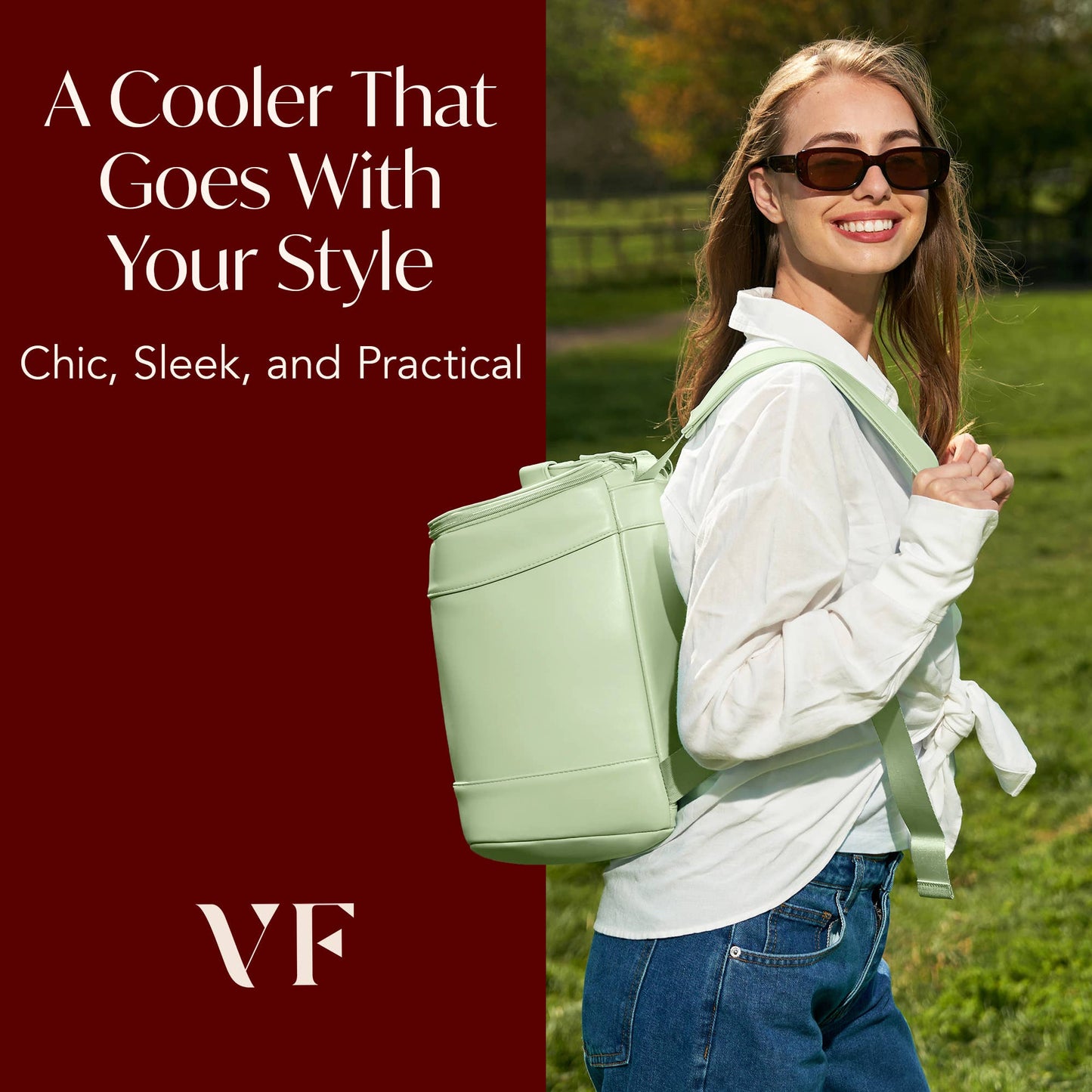 Insulated Cooler Backpack | Green