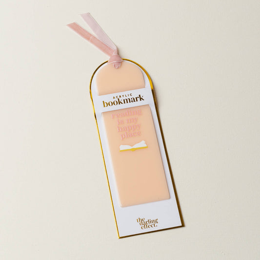 Acrylic Bookmark | Reading is My Happy Place