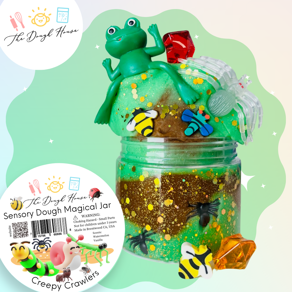 Fun Size Creepy Crawlers Magical Dough Jar