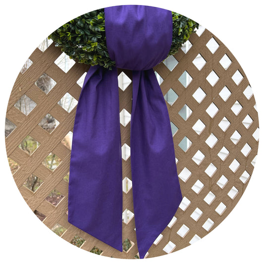 Purple Cotton Sash | 54"