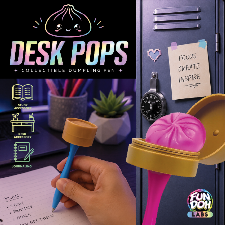 Fun Doh Squishy Dumpling Mochi Pen
