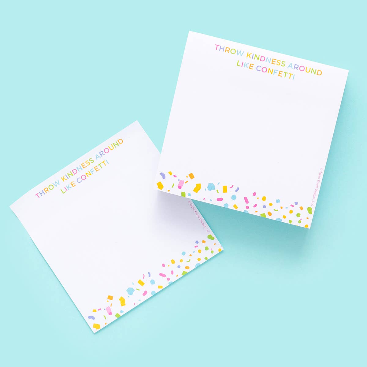 Sticky Notes Pad - "Throw Kindness Around"