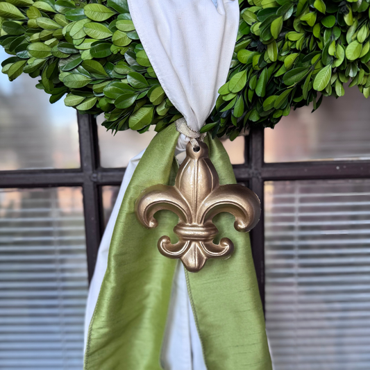 Wreath Ornament | Fleur De Lis