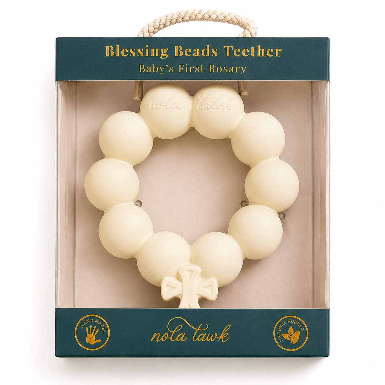 White Blessing Beads Teether