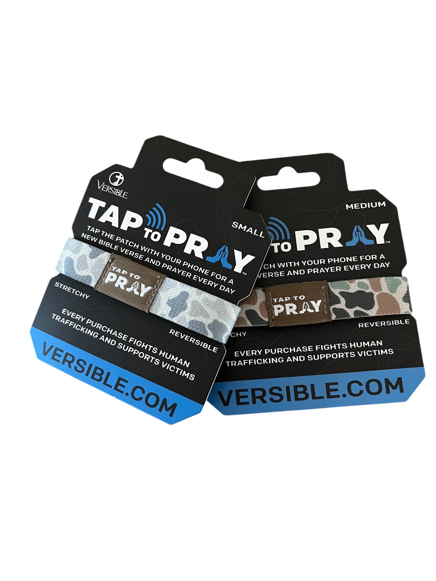Tap To Pray™ Wristbands | River Rock Camo Classic - Small