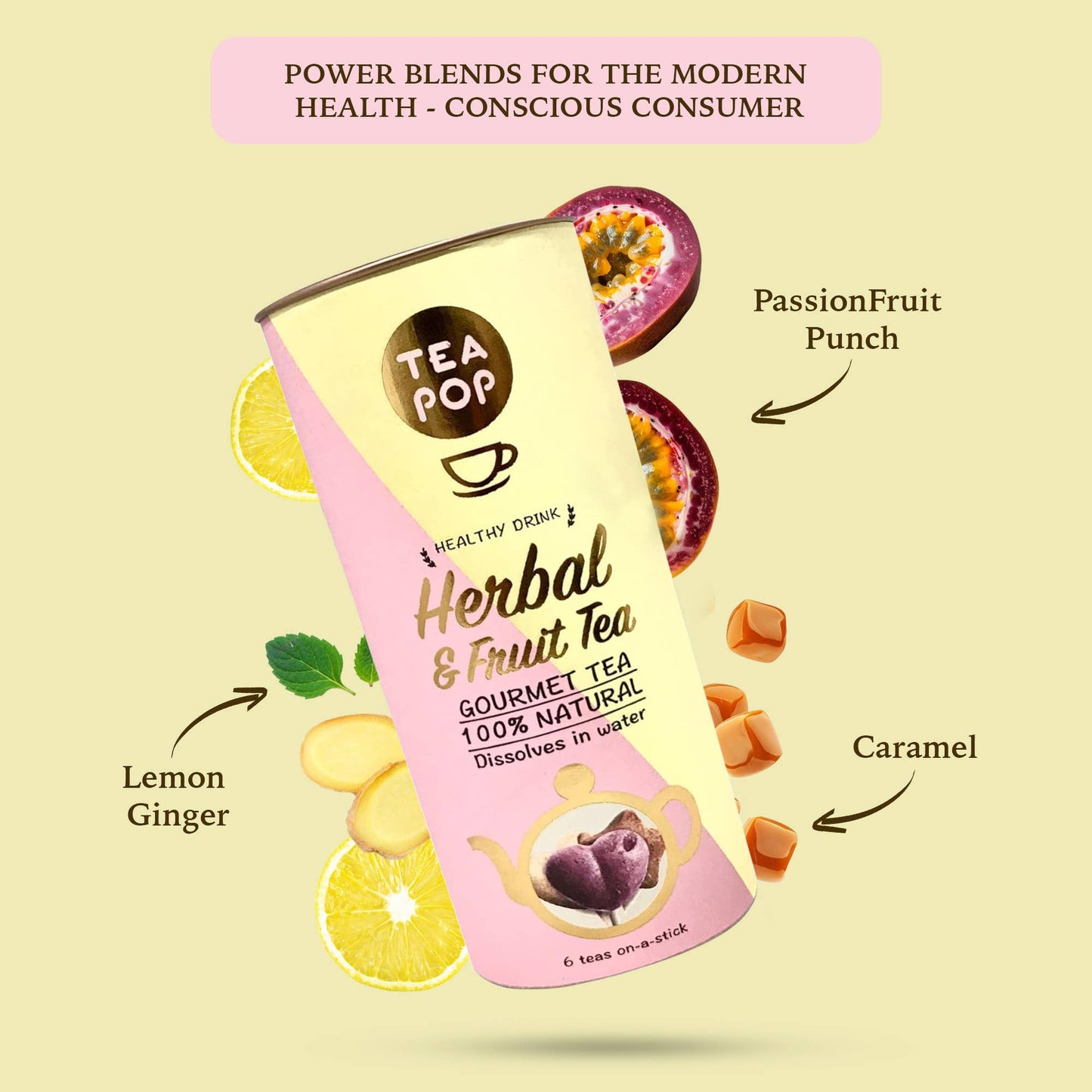 Herbal & Fruit Tea On-A-Stick!