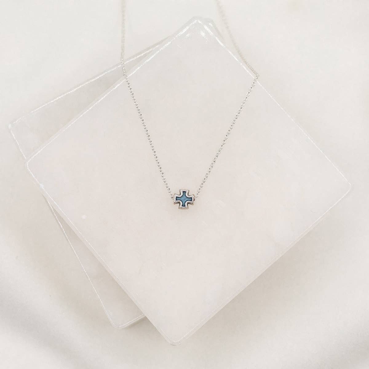 Faith Petite Necklace | Silver/Gold