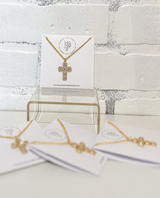 The Kim Cross Pendant Necklace