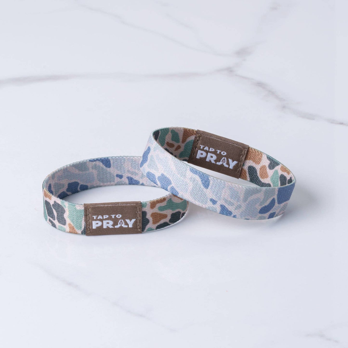 Tap To Pray™ Wristbands | River Rock Camo Classic - Small