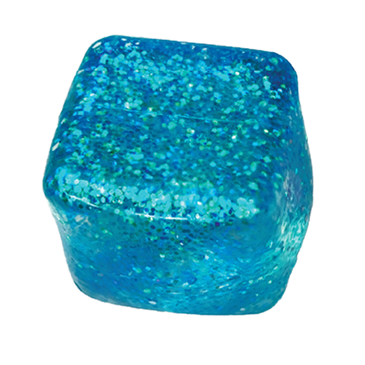 Fun Doh Glow in the Dark Squishy Sparkle Cube