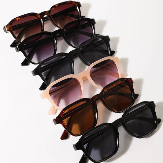 Modern Square Frame Sunglasses