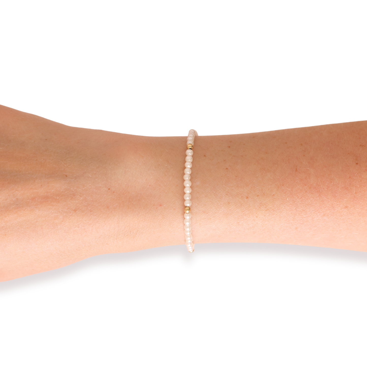 Lilly Pearl Bracelet in Gold | Petite 6.25"