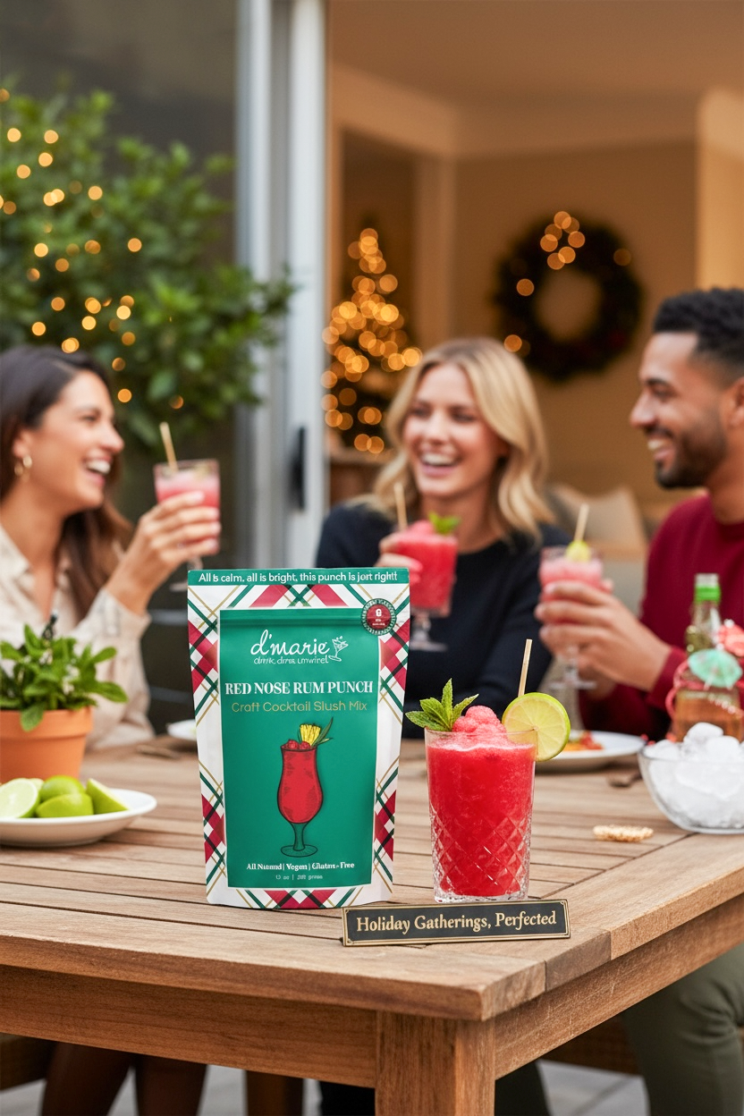 Red Nose Rum Punch Cocktail | Ready-To-Freeze