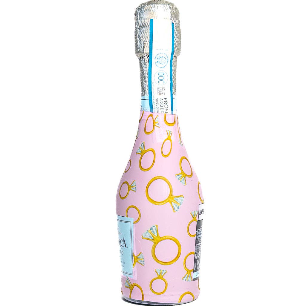 Beau Bottles Wrap MINI | Pink Engagement Ring - Set of Six