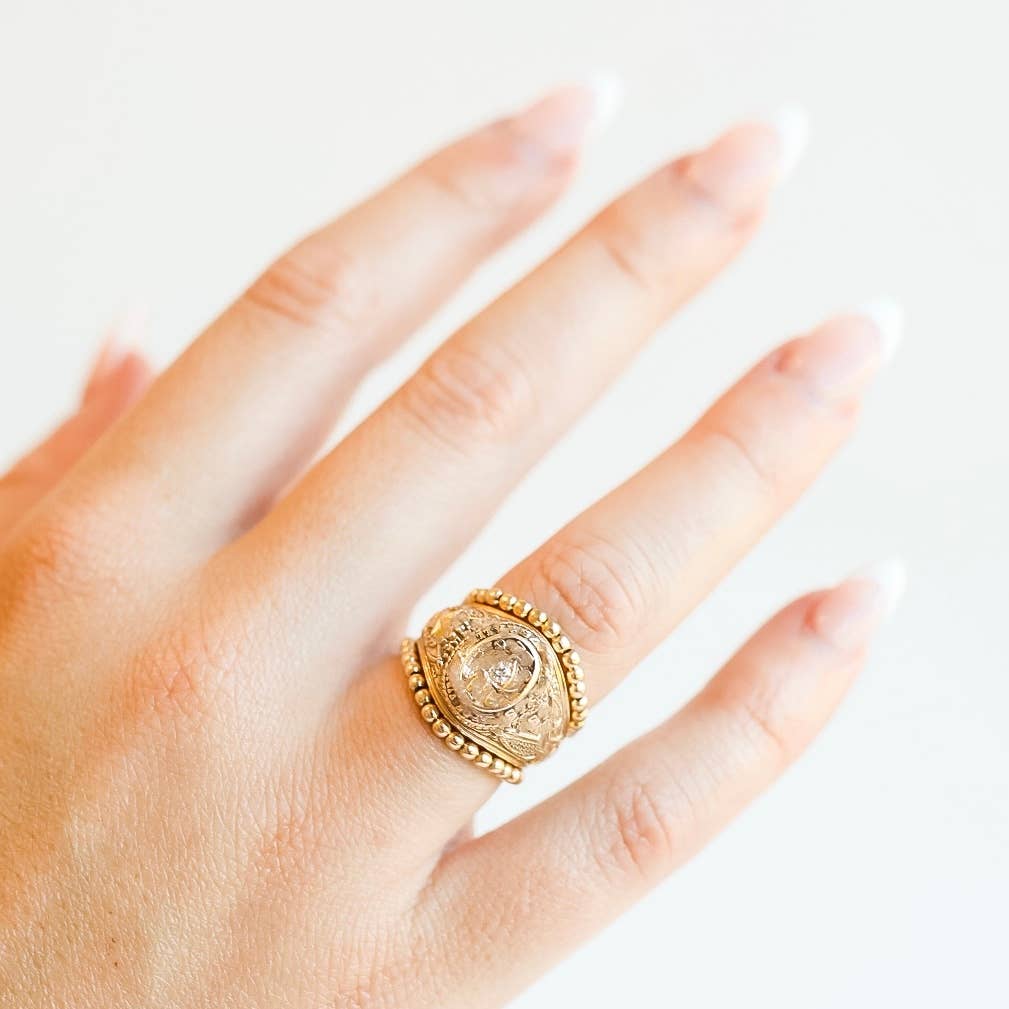 Lexi Beaded Band Gold | 9/10