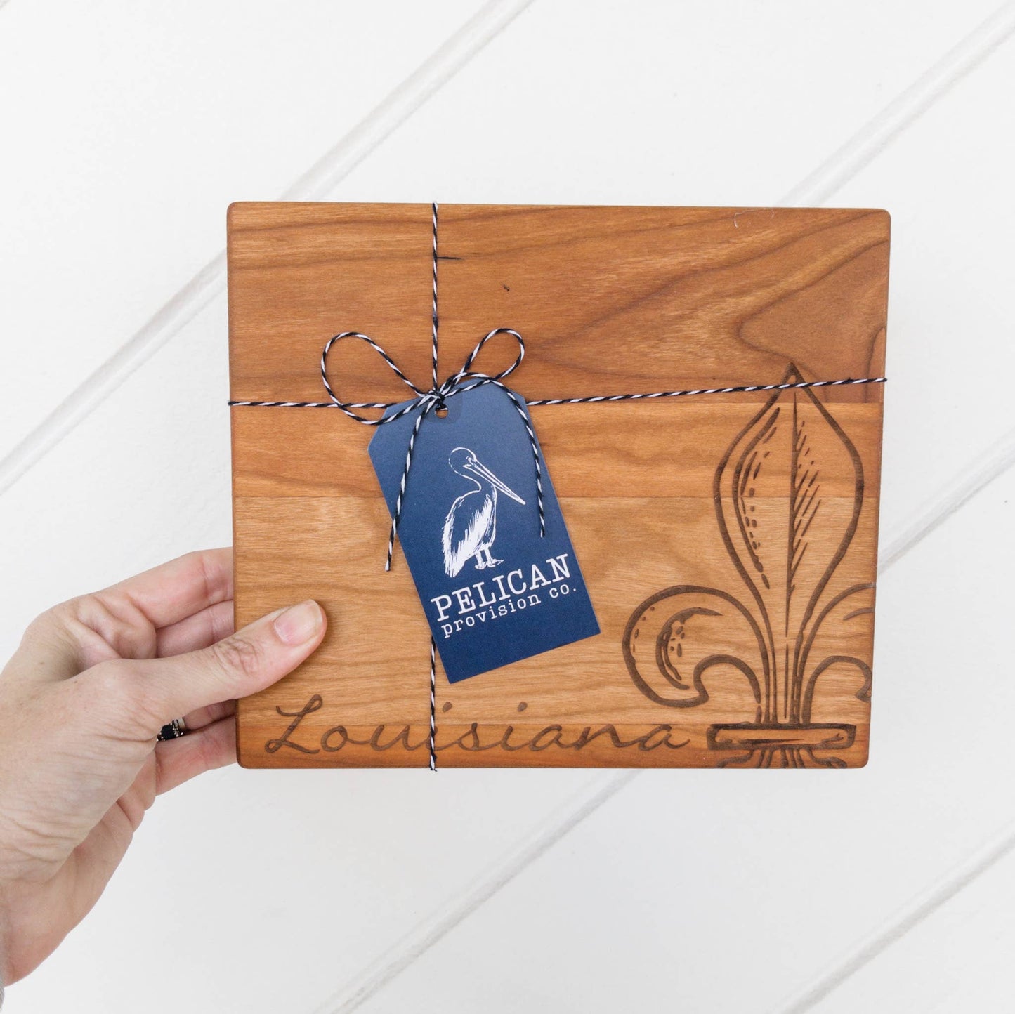 Fleur De Lis Cutting Board | 16" x 5"