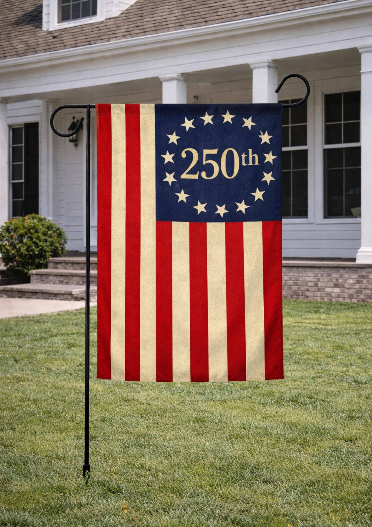 250th Anniversary American Flag Garden Flag