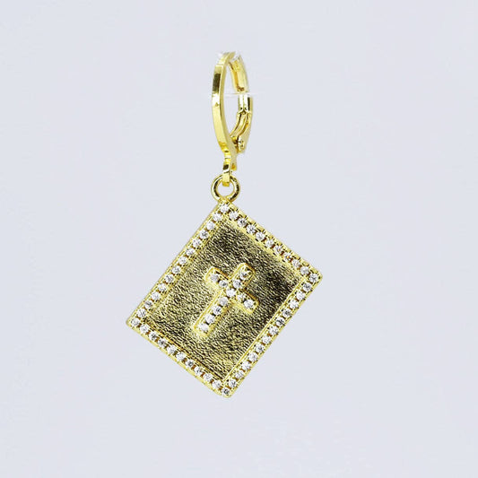Holy Bible Gold Charm