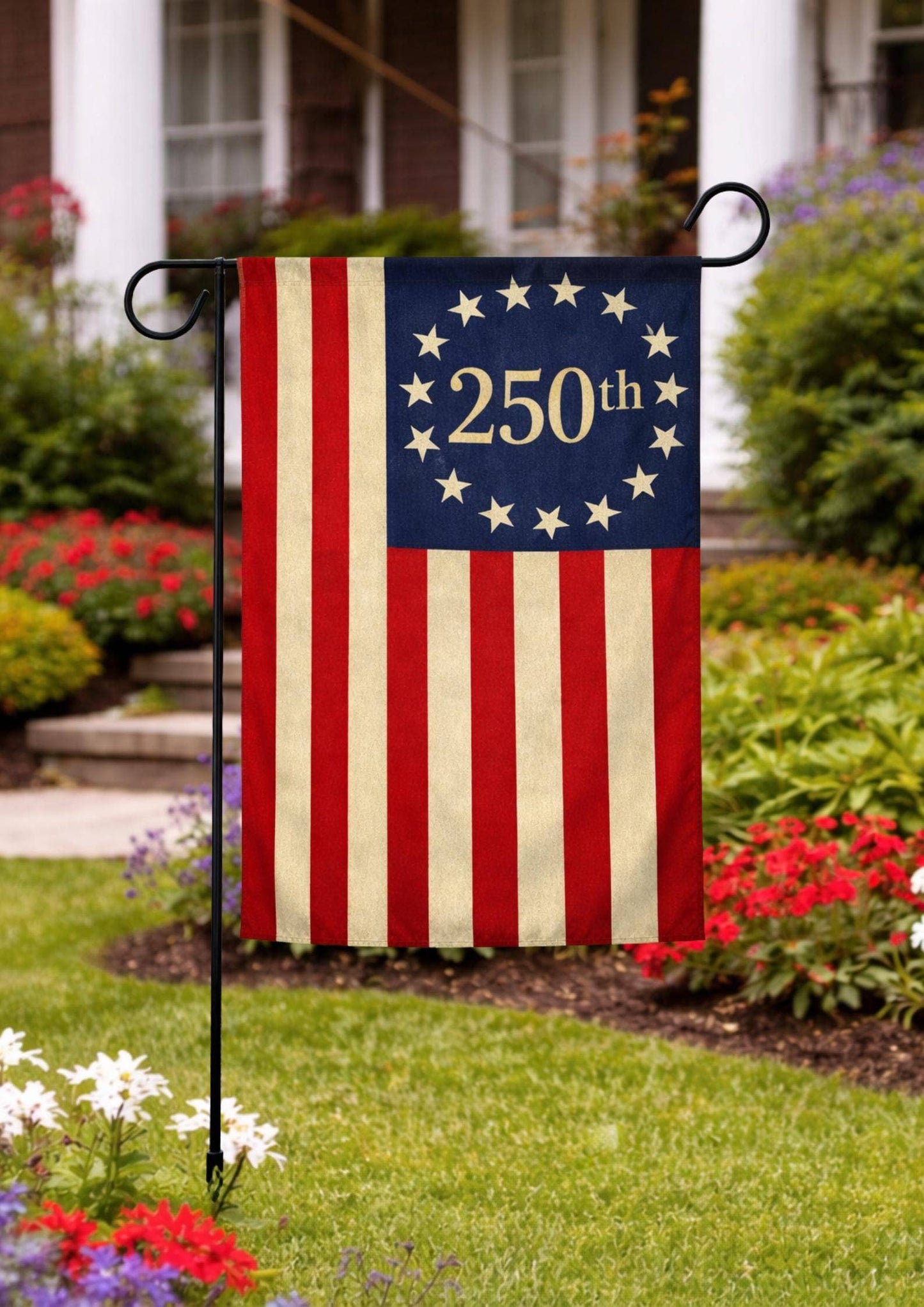 250th Anniversary American Flag Garden Flag